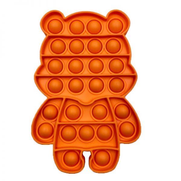Cute Bear Shape Push Bubble Sensory Squishy Fidget For Autism Special Needs Antistress Game Adult Children 5 - Simple Dimple Fidget