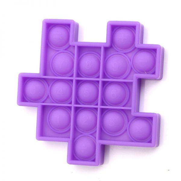 Fidget Relieve Stress Toys Pops it Cube Model Bubble Antistress Toy Adult Children Sensory Silicone Puzzle 5 - Simple Dimple Fidget
