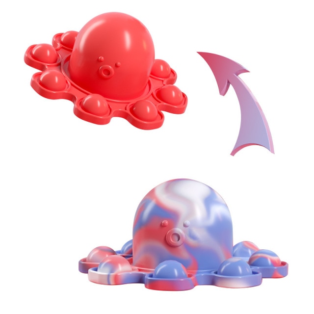 Octopus Simple Dimple Fidget Toy Pop It