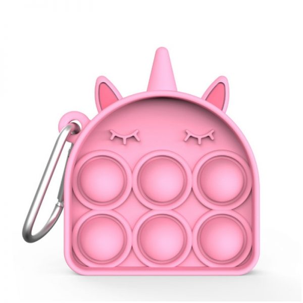 Pink-Unicorn-Keychain-Simple-Dimple-Fidget-Toy-Pop-It