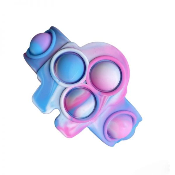 Pop Fidget It Toys Among 6 US Silicone Bracelet Squeeze Toy Soft Dimple Bubble Bracelet Stress 2 - Simple Dimple Fidget