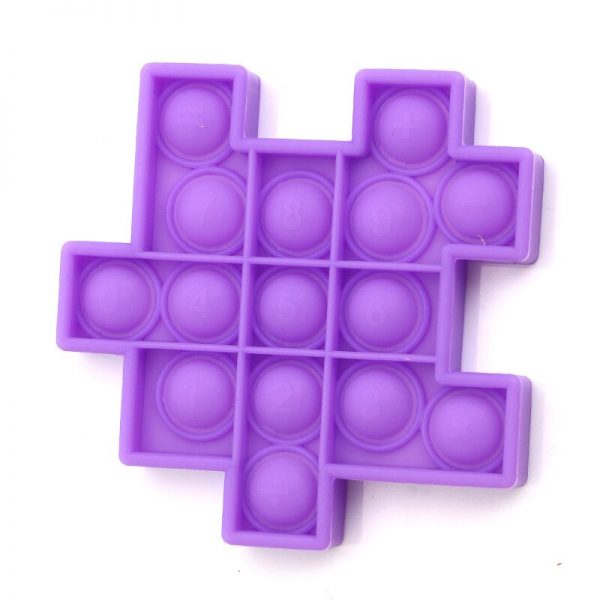 Pops it Cube Fidget Relieve Stress Toys Model Bubble Anti stress Adult Children Sensory Silicone Puzzle 5 - Simple Dimple Fidget