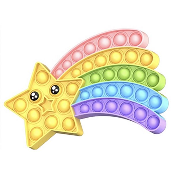 Rainbow Pop Fidget Stress Relief Squeeze Toys for Kid Squishy Sensory Anti Stress Game Hand Simple 1.jpg 640x640 1 - Simple Dimple Fidget