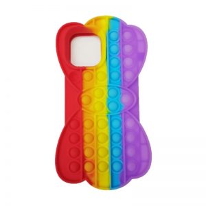 Rainbow-Silicone-Phone-Case-For-iPhone-Simple-Dimple-Fidget-Toy-Pop-It