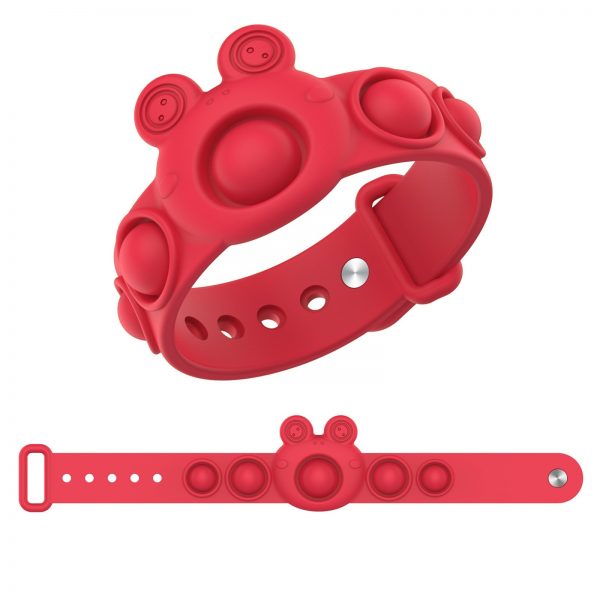 Simple Dimple Push pop Bracelet Bubble Fidget Toy Reliver Stress Sensory Toys Anxiety Bracelet Push it 4 - Simple Dimple Fidget