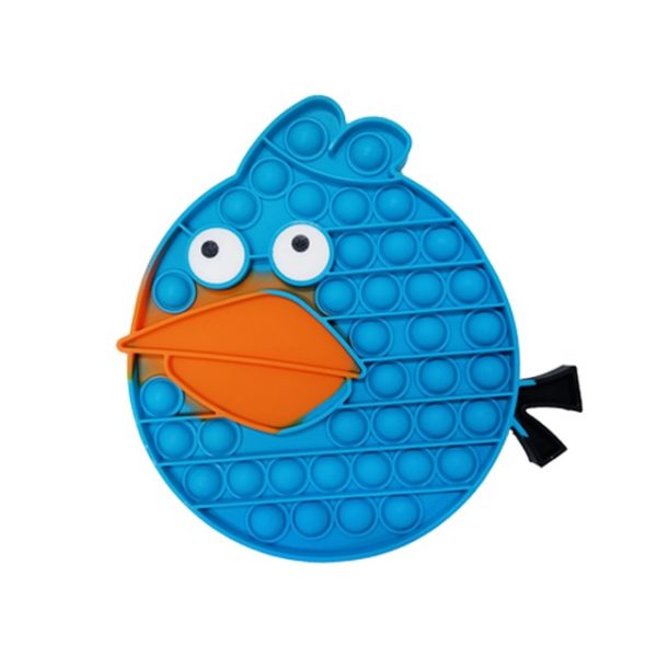 angry bird the blue pop it fidget toy - Simple Dimple Fidget