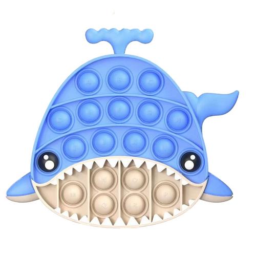 Blue Whale Simple Dimple Fidget Toy Pop It