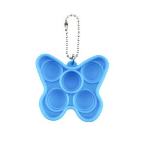 Butterfly Keychain Pop It Fidget Anti Stress Toys