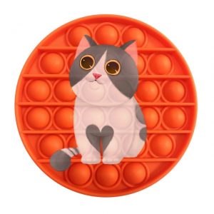Cat Image Pop It Fidget Anti Stress Toys