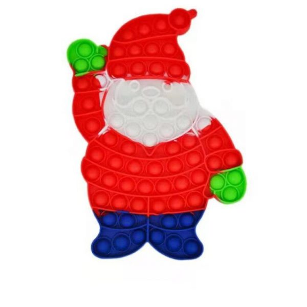 Christmas Santa Claus Pop It Fidget Toys