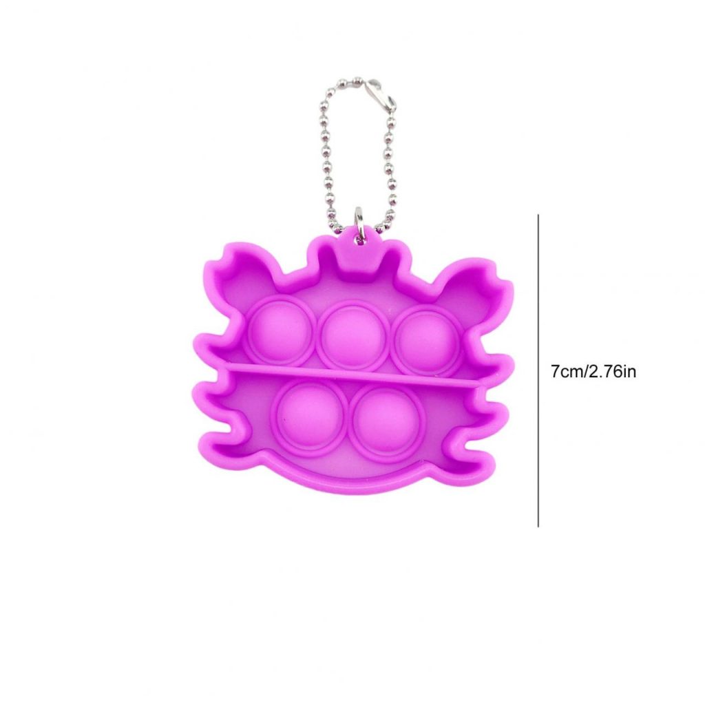 crab keychain pop it fidget anti stress toys 3 - Simple Dimple Fidget