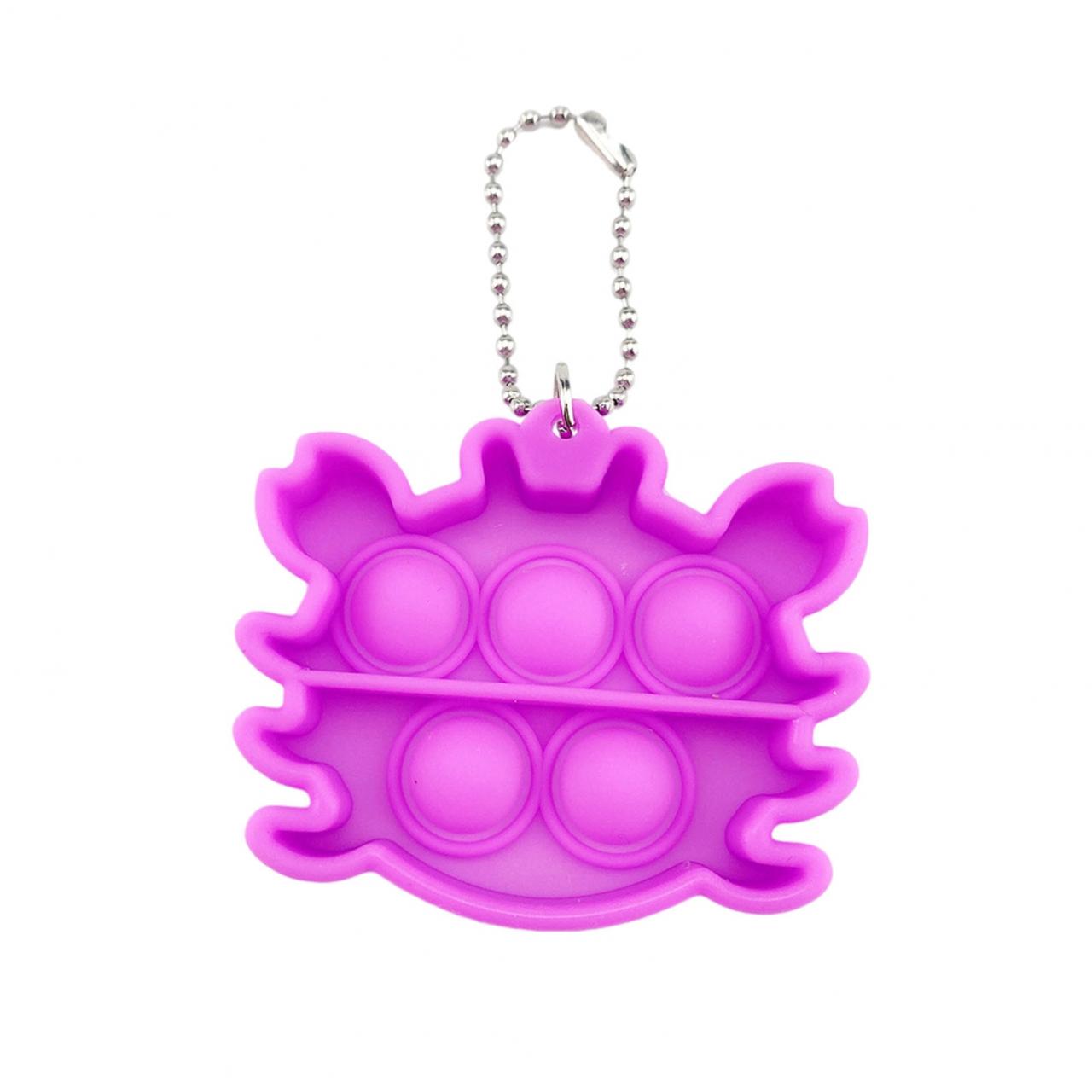 crab keychain pop it fidget anti stress toys - Simple Dimple Fidget