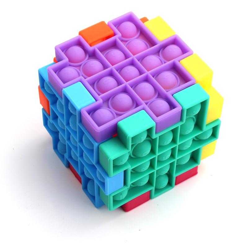 Cube Pop It Fidget Anti Stress Toys