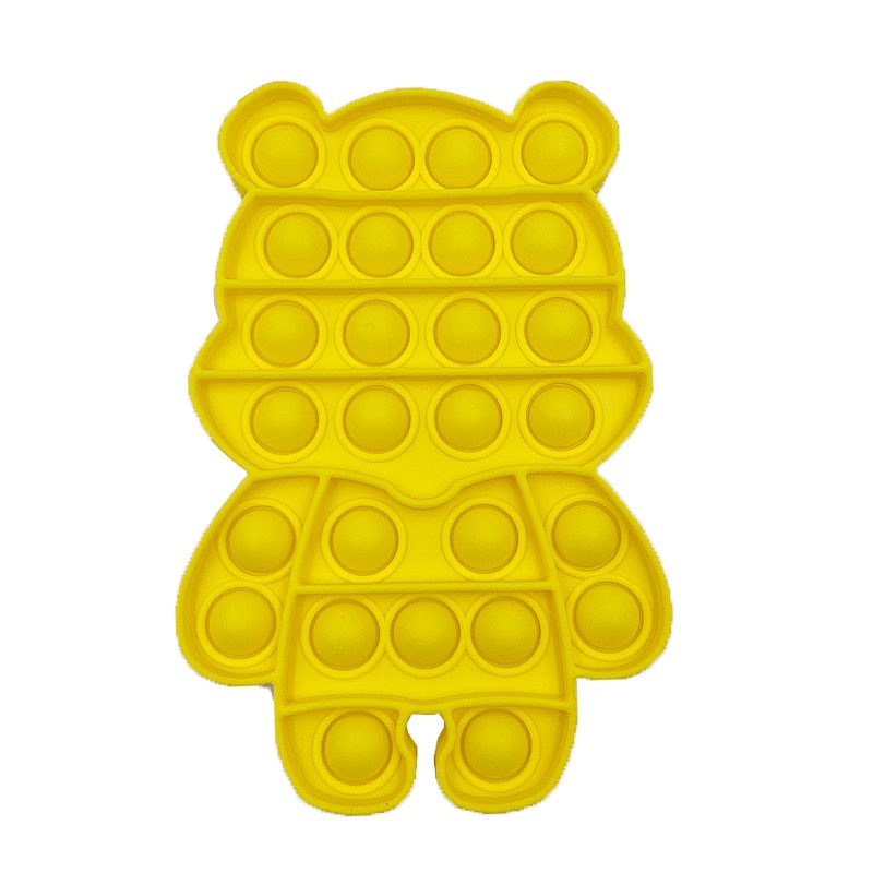 Cute Bear Shape Popping Fidget Stress Relief Toys