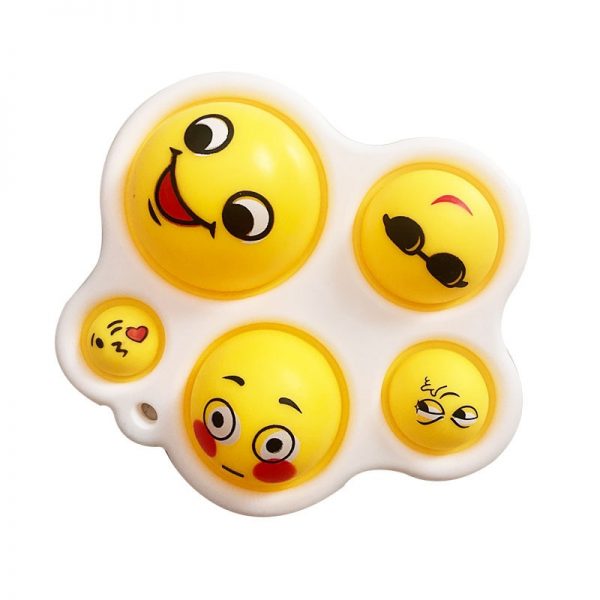 Cute Faces Simple Dimple Fidget Popping Fidget Stress Relief Toys