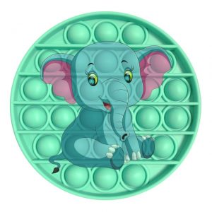Elephant Image Pop It Fidget Anti Stress Toys