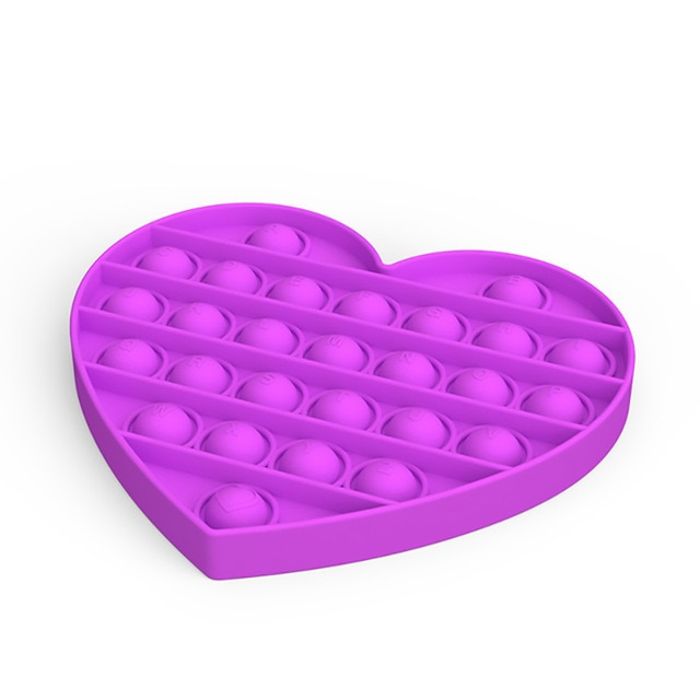 Heart Shape Pop It Fidget Anti Stress Toys