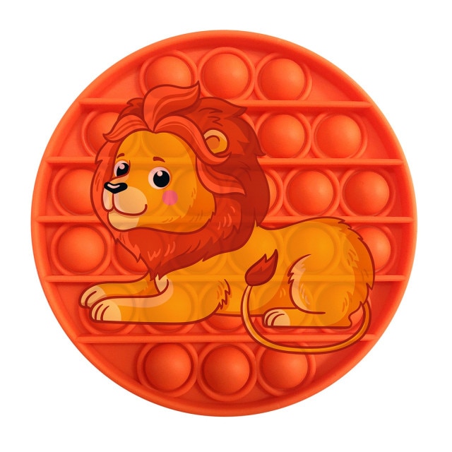 Lion Image Pop It Fidget Anti Stress Toys