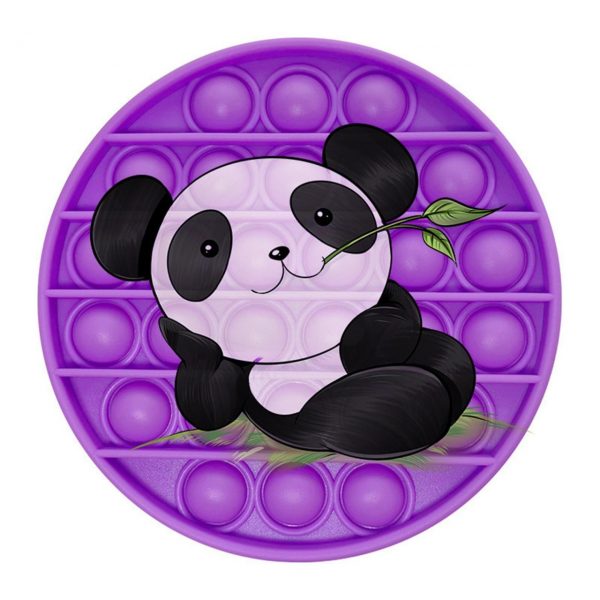 Panda Image Pop It Fidget Anti Stress Toys