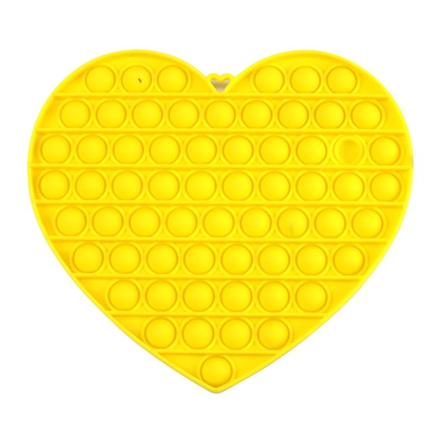 Pop It Jumbo Heart Shape Popping Fidget Anti Stress Toys