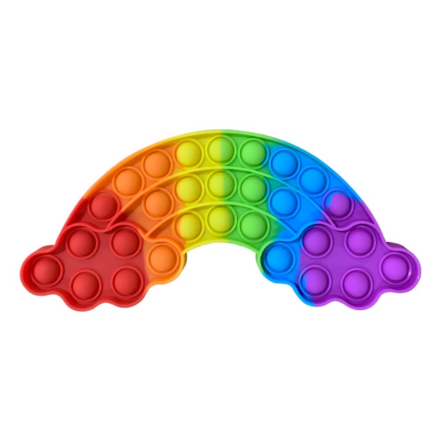 Rainbow Popping Fidget Anti Stress Toys