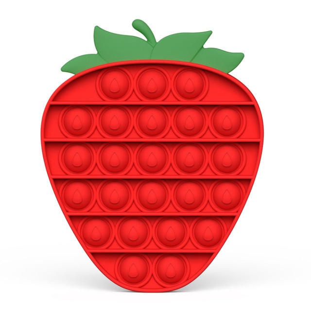 Strawberry Simple Dimple Fidget Toy Pop It