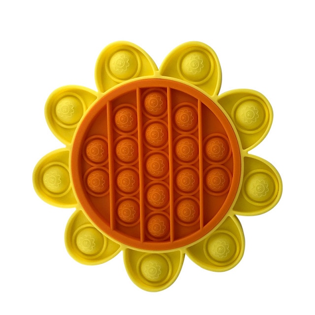 Sun Flower Pop It Fidget Anti Stress Toys