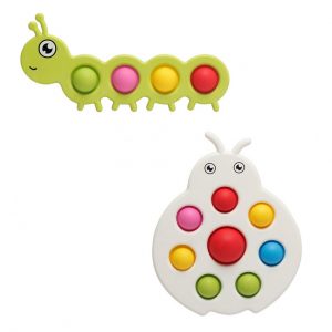 Worm Simple Dimple Fidget Toy Popping Fidget Stress Relief Toys