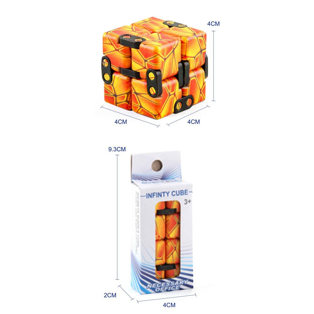 Creative Infinite Cube Anti stress Fidget Toys Infinity Cube Magic Cube Office Flip Cubic Puzzle Stop 5 - Simple Dimple Fidget