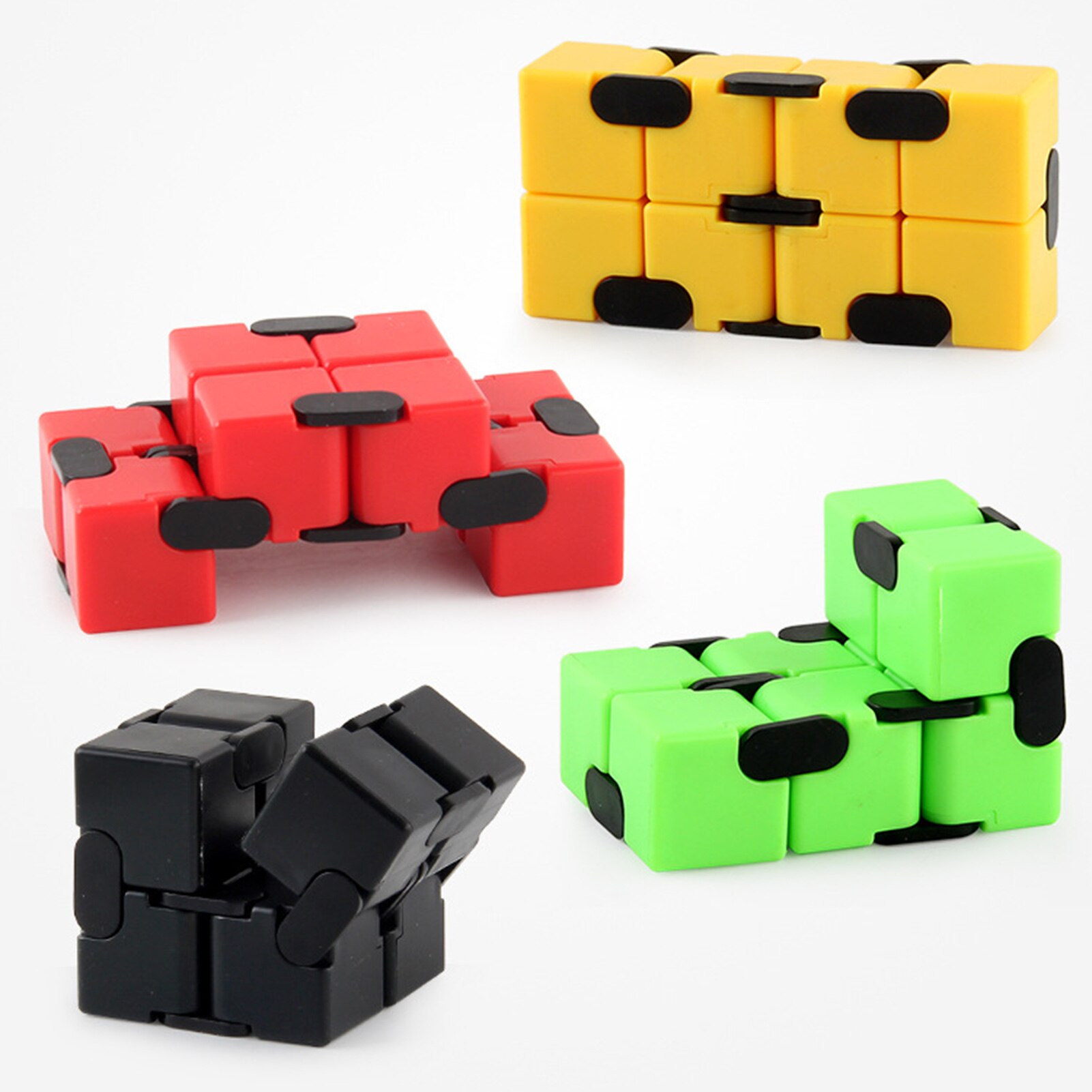 Creative Infinite Cube Infinity Cube Magic Cube Office Flip Cubic Puzzle Stop Stress Reliever Autism Toys 4 - Simple Dimple Fidget