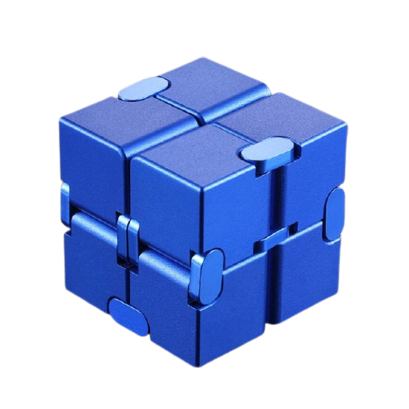 Metal Cube Infinity Cube Toy - Simple Dimple Fidget