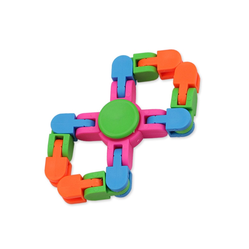 New Multicolor Wacky Tracks Snap And Click Fidget Toys Children Adults Stress Relief Spinner Toys Kids 2 - Simple Dimple Fidget