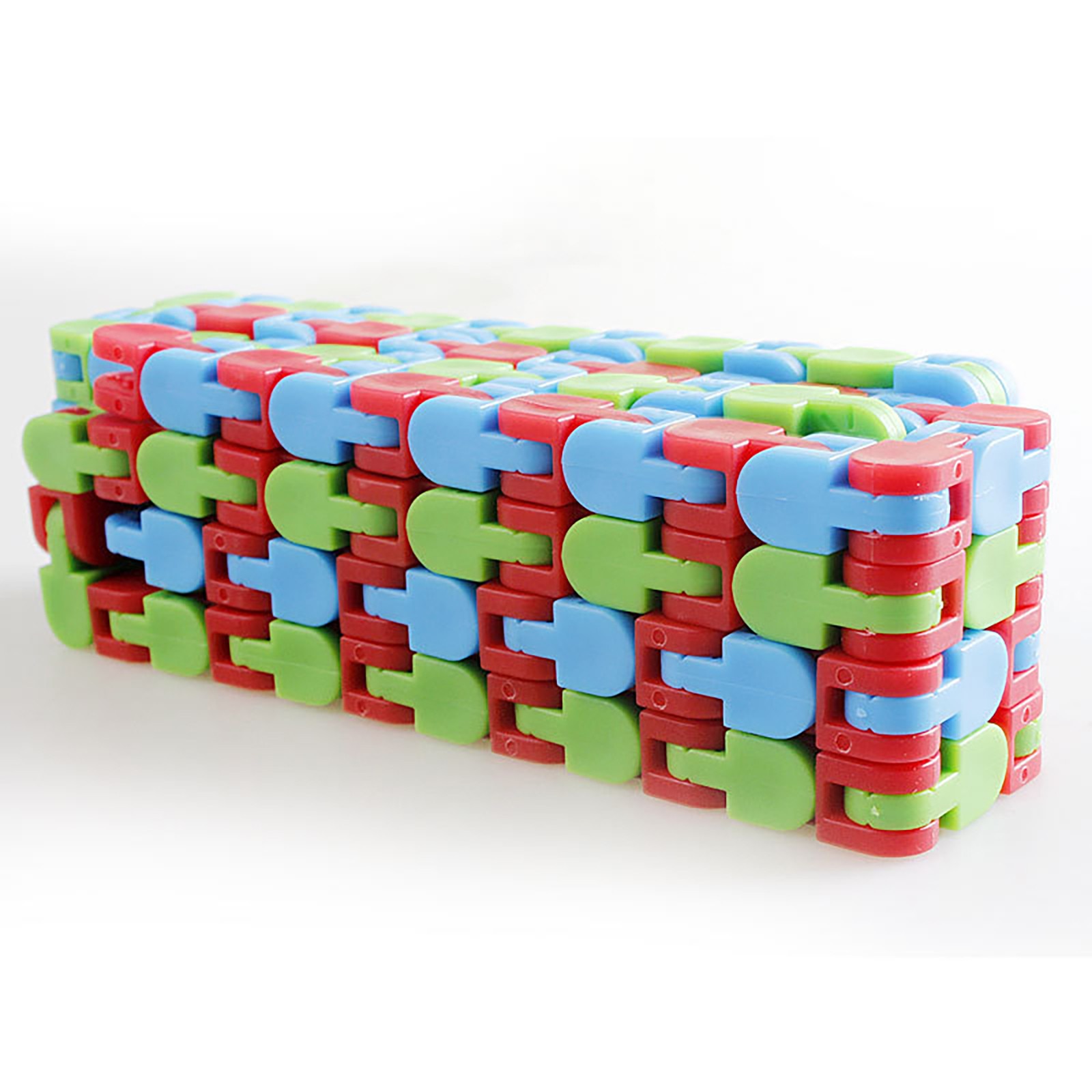 Toys Colorful Puzzle Sensory Tracks Snap And Click Fidget Toys Kids Fidget Toys Stress Relief Rotate 2 - Simple Dimple Fidget