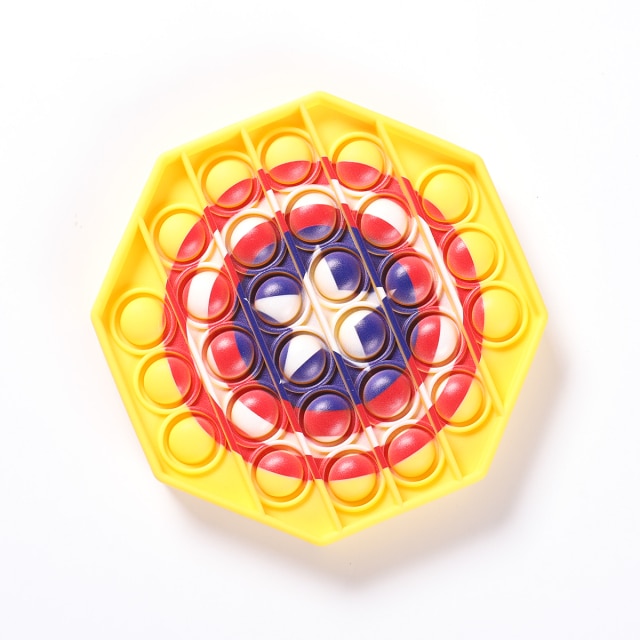 Captain America Shield Popping Fidget Stress Relief Toys