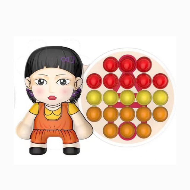 22 style pop it Simple Dimples Keychains Kawaii Action Figures Charm Accessories For Child Fidget Toy 10.jpg 640x640 10 - Simple Dimple Fidget