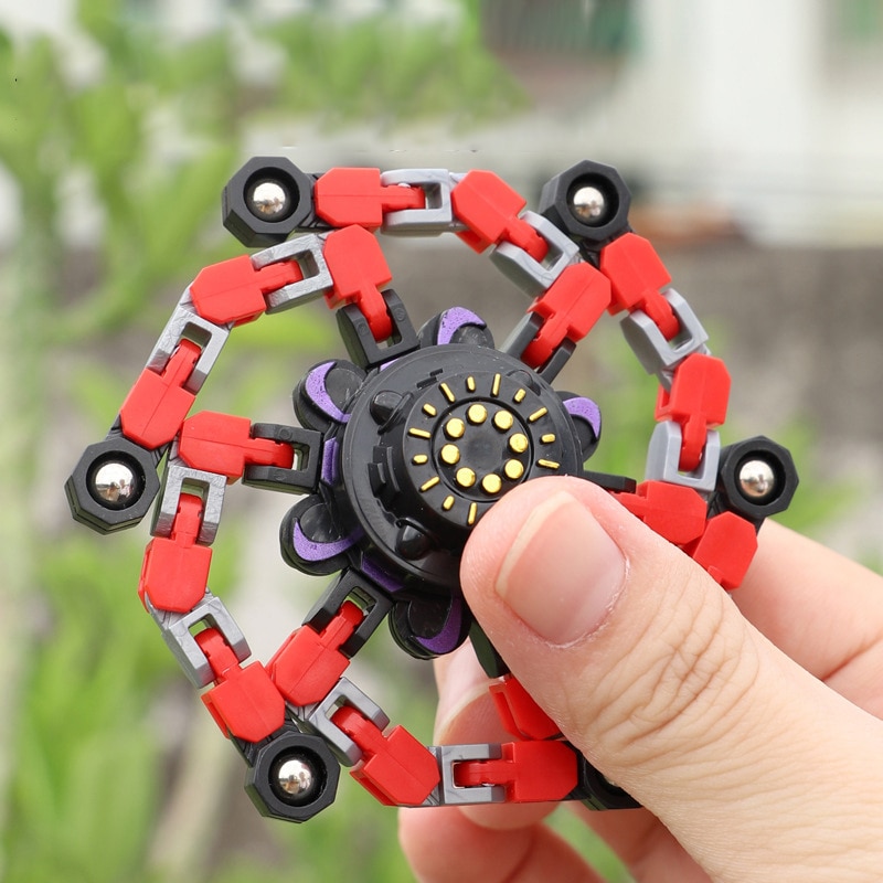 New Figet Toys Wacky Tracks Spinner For Children Antistress Hand Spinner Chain Toys Adult Stress Relief 4 - Simple Dimple Fidget