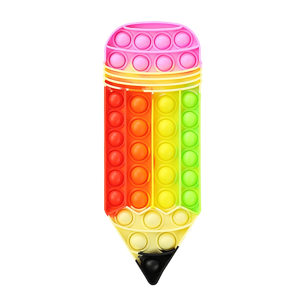Pencil Fidget Toy Push Bubble Stress Sensory Toy Relief Anti stress Simple Antistress Hand Game Toys 5 - Simple Dimple Fidget