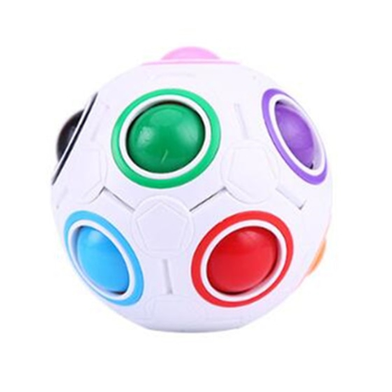 Rainbow Ball Fidget Cube Toy - Simple Dimple Fidget