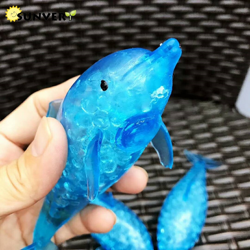 2021 Soft Squishy Toy Dolphin Fidget Toys antistress Lifelike Baby Shark Stress Ball Sensory Figet Toys 2 - Simple Dimple Fidget