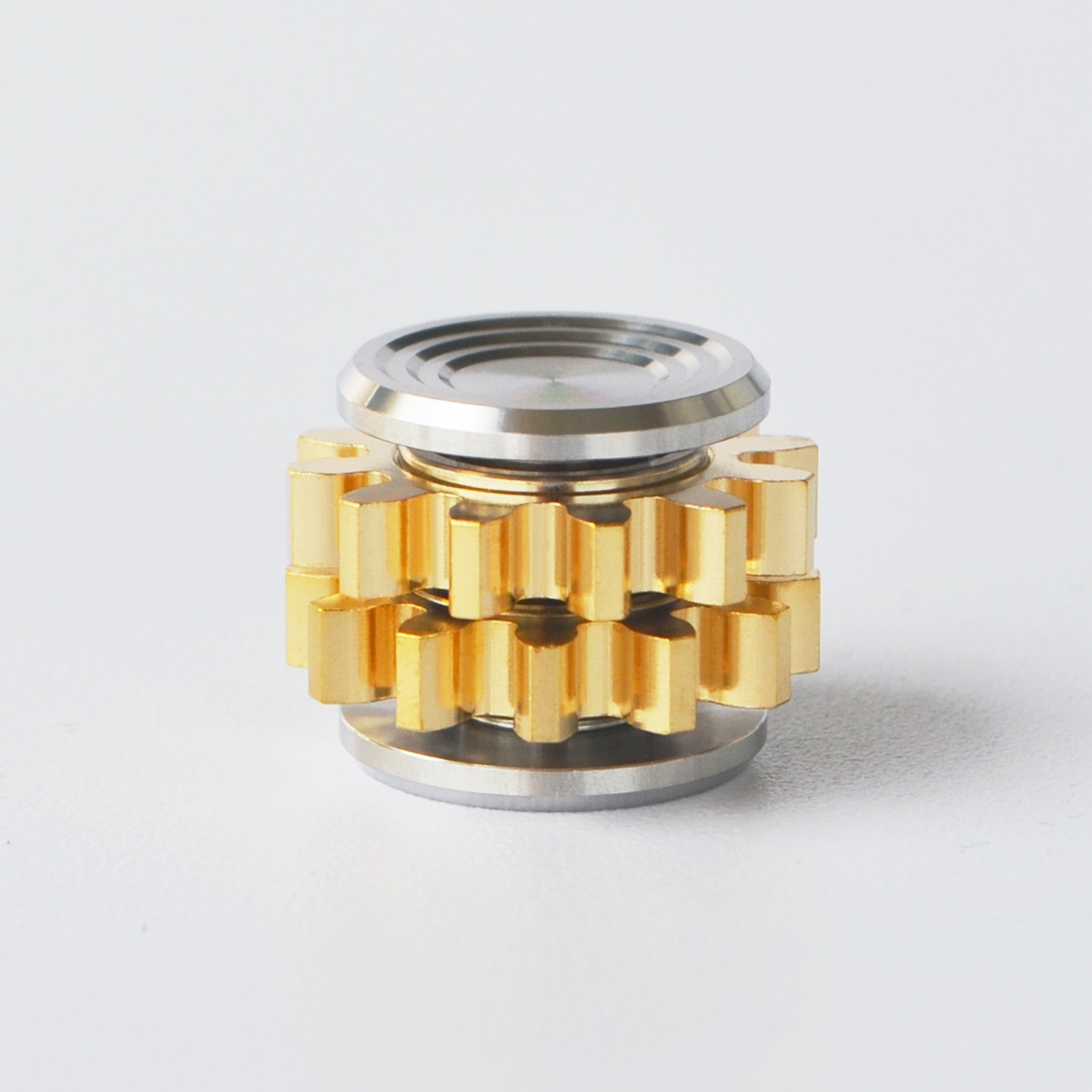 Fingertip Spiner Mini Gear Desktop Toy Metal EDC Gyroscope for Adult Antistress Pressure Relieve Fidget Spinner 5 - Simple Dimple Fidget