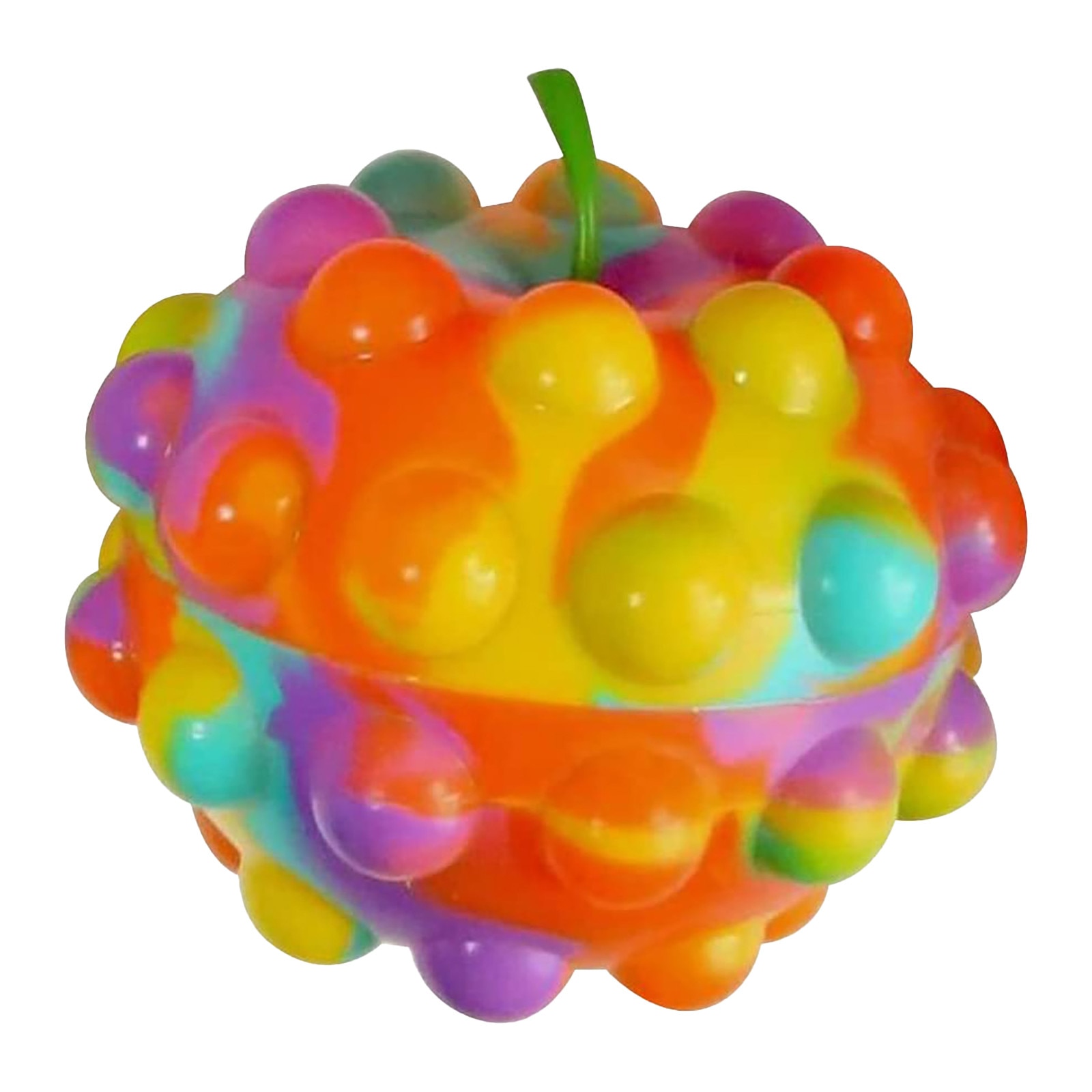 New Antistress Cube Rainbow Ball Push Bubble Fidget Toys Decompression Squeeze 3D Elastic Ball Popite Kid - Simple Dimple Fidget