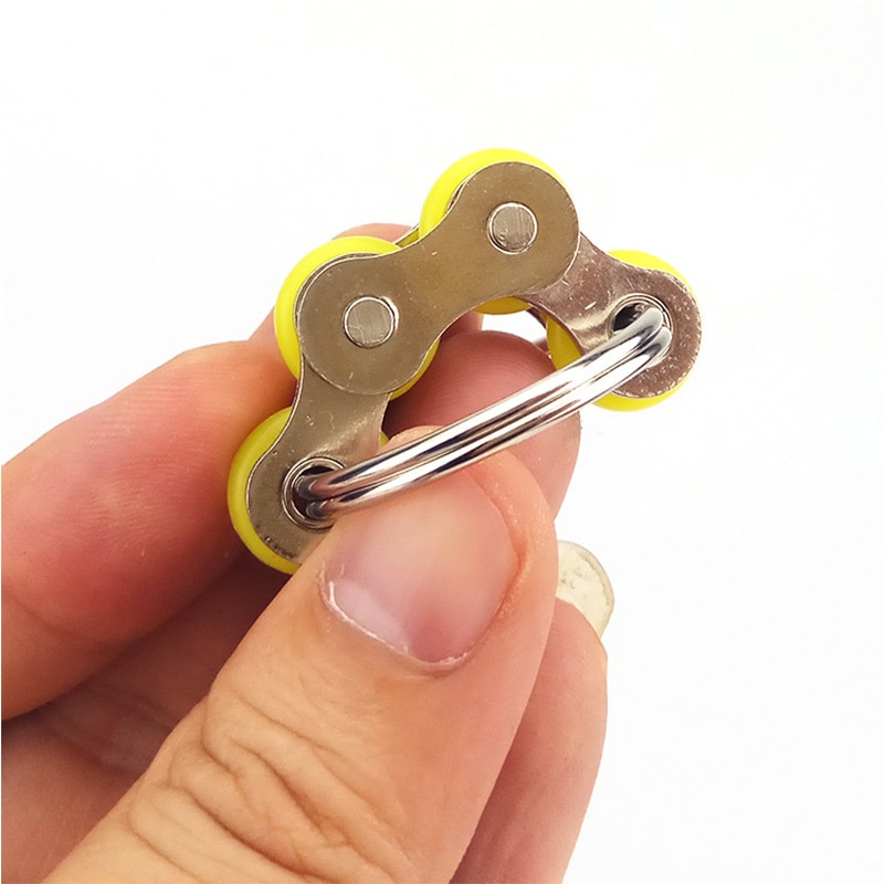 New Fidget Chain Toys Fidget Spinner AntiStress Bike Chain Adult Children Hand Autism ADHD Stress Reliever 4 - Simple Dimple Fidget