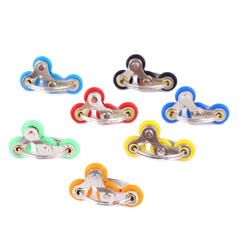New Fidget Chain Toys Fidget Spinner AntiStress Bike Chain Adult Children Hand Autism ADHD Stress Reliever - Simple Dimple Fidget