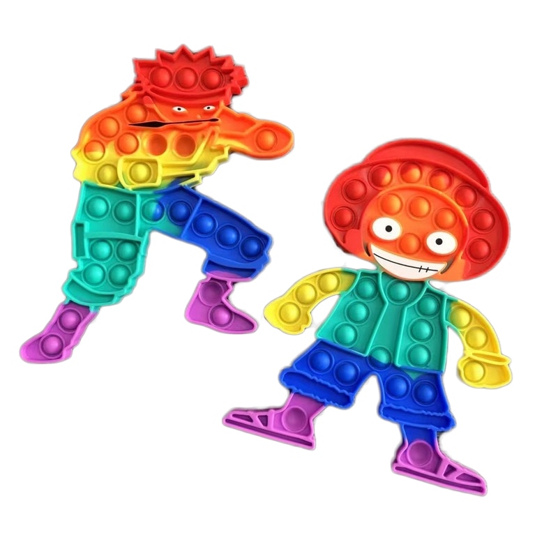 Pop It Fidget Toys Rainbow Charmander Charizard Pop Bubble Popit Push Dimple Squishy Silicone Anti stress 5 - Simple Dimple Fidget
